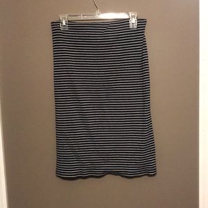 Cotton pencil skirt